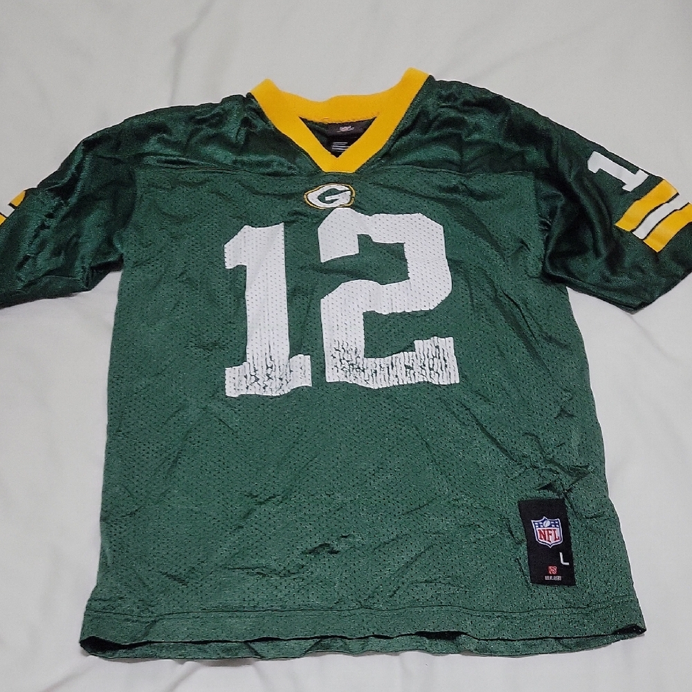 Youth L Green Bay Packers Aaron Rodgers Jersey